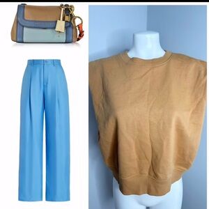 BROWN SLEEVELESS SWEATSHIRT 2X